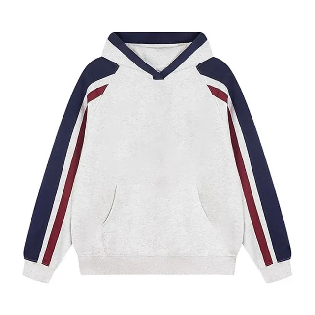 Hooded Sweater Light Board Casual Top Greige - Shop at LoveMi