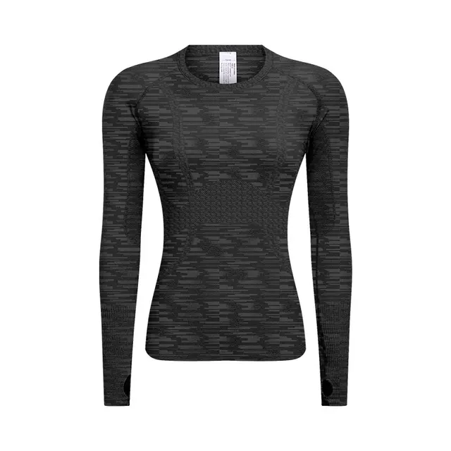 Breathable Exercise Top Women's Stretch Slim fit Yoga Wear Striped Black - Shop at LoveMi