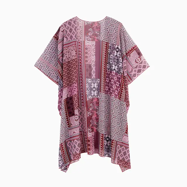 Printed Cardigan Multi color Sun Protection Blouse Women T2112A11 - Shop at LoveMi