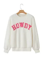 Casual Plush Sweater Women's Autumn And Winter Thickened Plus Velvet Pullover - Apricot