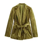 Suit With Belt