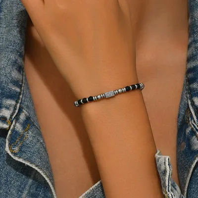 Geometric Retro Natural Stone Bracelet Niche Sl7720 - Shop at LoveMi