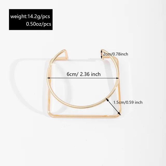 Fashion Simple Alloy Bracelet Design D9045A - Shop at LoveMi