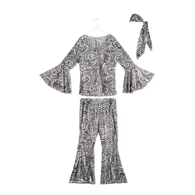 Retro DS Jazz Dance Party Retro Performance Costume Suit Style With Headscarf - Shop at LoveMi