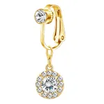 Full Diamond Round Gold