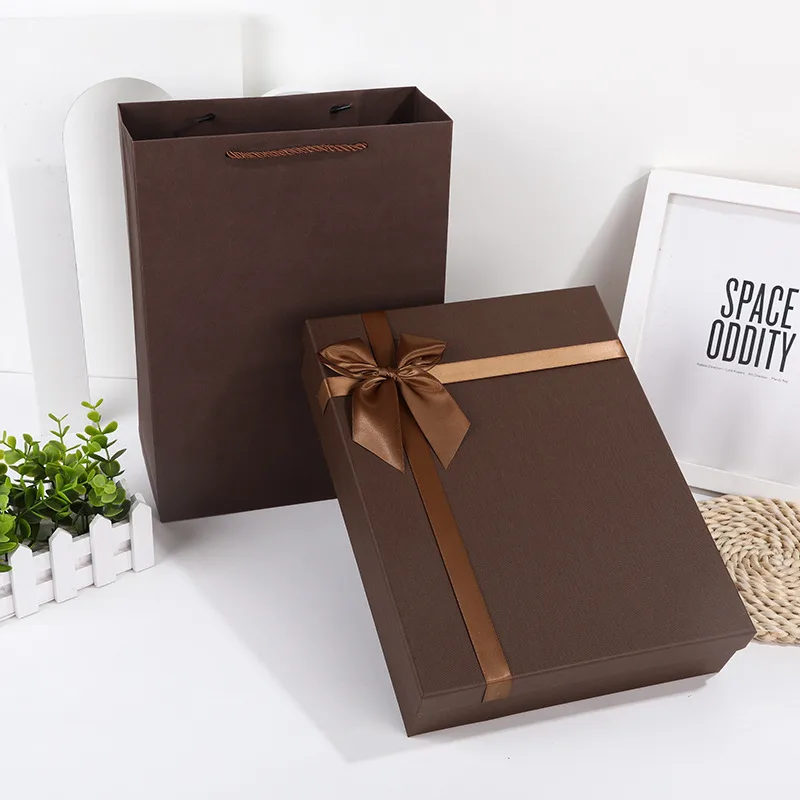 Home Retro Simple Creative Rectangular Gift Box - Gift Box Gift Bag 3