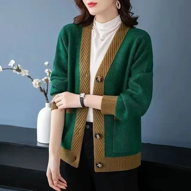New Fashion All matching Oversized Loose Coat Green - Shop at LoveMi