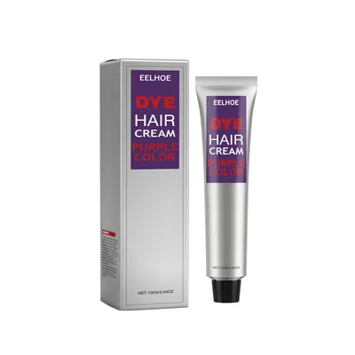 Hair Cream Is Mild, Does Not Irritate, Does Not Hurt The Scalp Purple 100G - Shop at LoveMi