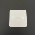 White Single Button