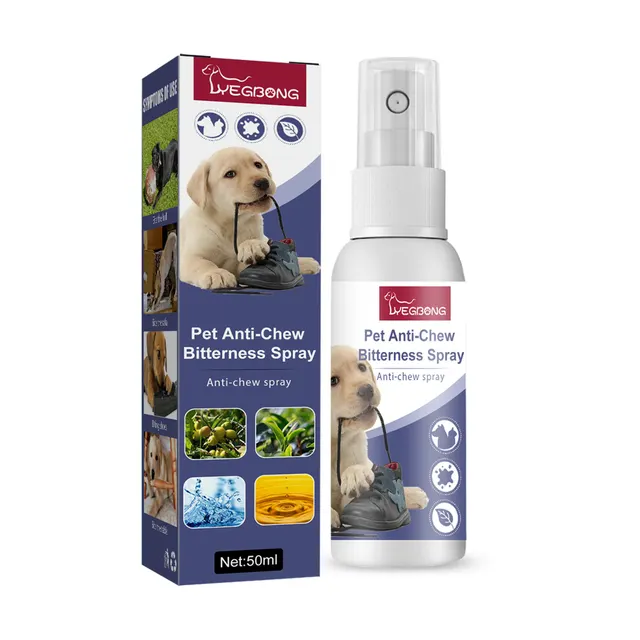 Pet Bitter Anti bite Spray Dog Scratching Sofa Indoor Long lasting Eviction 50Ml Boxed - Shop at LoveMi