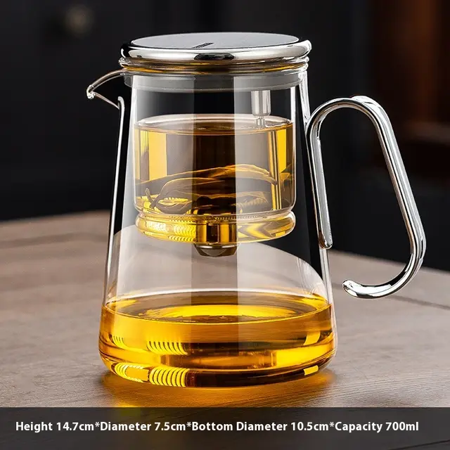 Teapot Tea Water Separation Elegant Cup Tea Set Bp19A Transparent - Shop at LoveMi