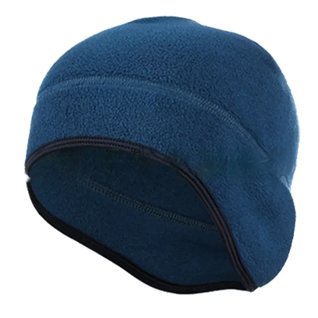 Autumn And Winter Thickening Earflaps Warm Ski Cap Blue - Shop at LoveMi