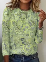 Fashion Comfortable Sports Round Neck Long Sleeve Casual Loose Top - Hz11329-Xxl