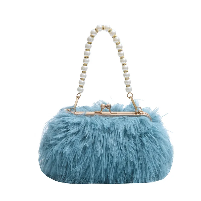 Plush Bag Sweet Girl Portable Blue - Shop at LoveMi
