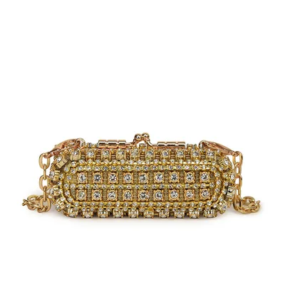 Women's Bag Fashion Rhinestone Evening Bag Gold - Shop at LoveMi