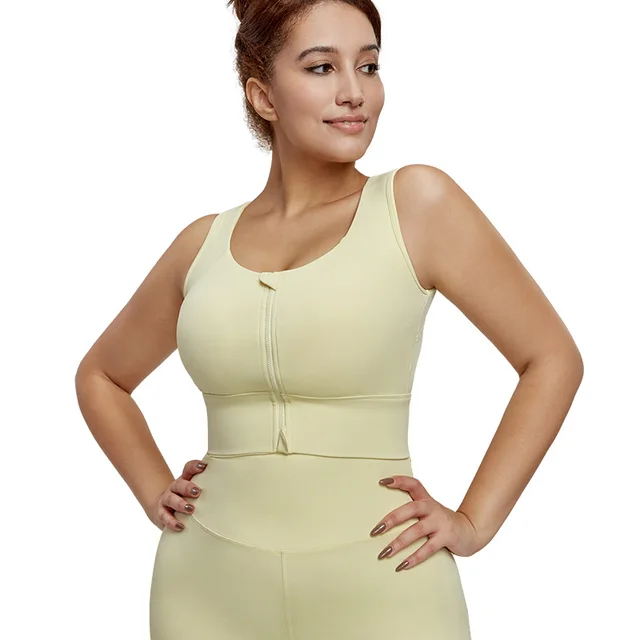 High Strength Plus Size Yoga Wear Vest Wax Yellow - Shop at LoveMi