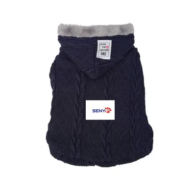 Dog Clothes Autumn And Winter New Cotton Clothing Sweater Blue - Shop at LoveMi