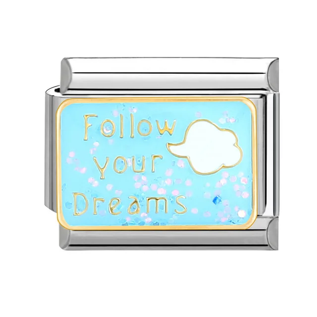 DIY Steel Bottom Module Personalized Retro Handmade Craft Bracelet Accessories Followyourdream - Shop at LoveMi