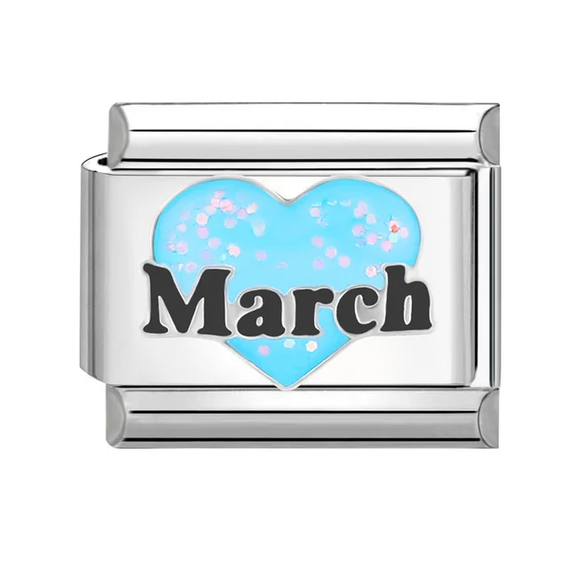 DIY Steel Bottom Module Personalized Retro Handmade Craft Bracelet Accessories March - Shop at LoveMi