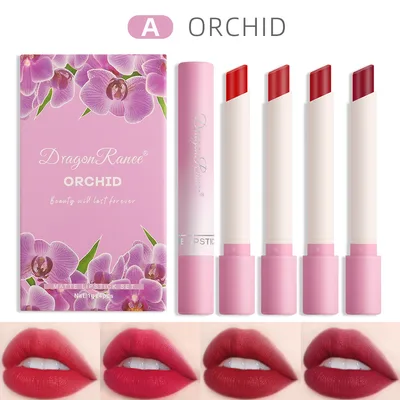 Cigarette Lipstick Box Matte Finish 4 Flowers Suit Stylea - Shop at LoveMi