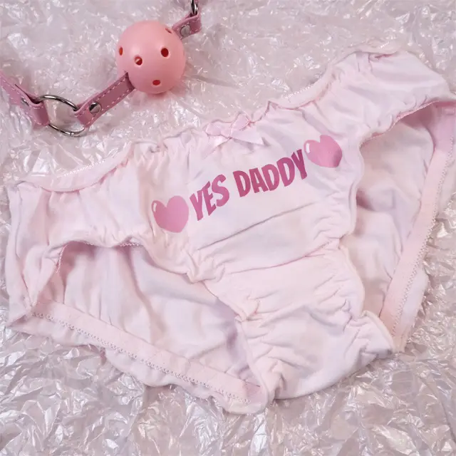 Heart Printing Cotton Lace Classic Panties Pink Yes - Shop at LoveMi