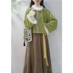 A Set Of Green And Brown