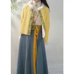 Yellow Blue Suit