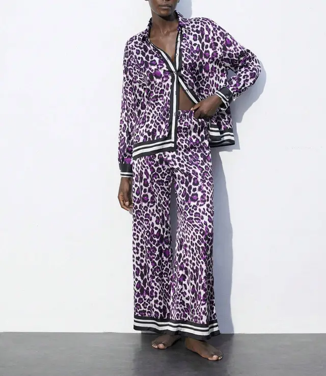 Ethnic Geometric Long Sleeve Shirt Trousers Suit Wg18Wr06Zn241031T014 - Shop at LoveMi