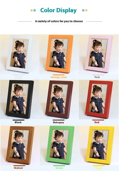 Table top Solid Wood Photo Frame A4Inch Dual Purpose Hanging - Shop at LoveMi