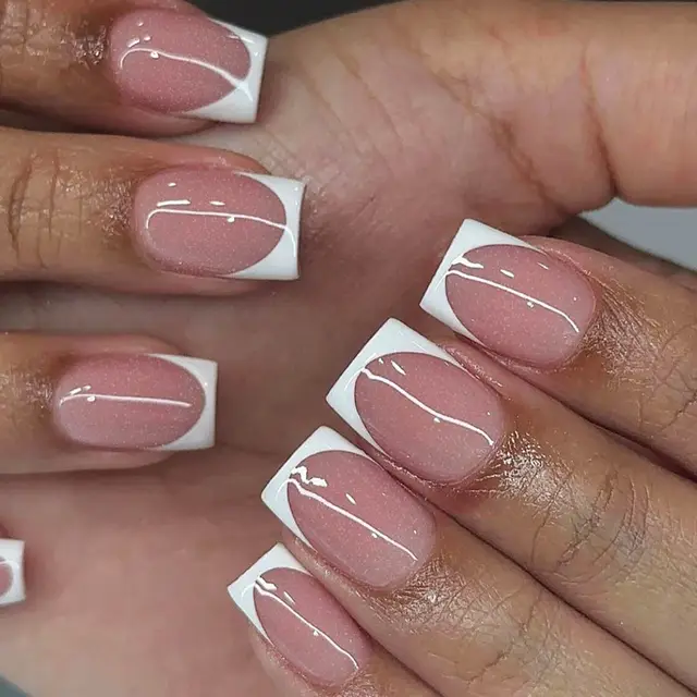 White French Classic All match Gentle Detachable Fake Nails Xss288 - Shop at LoveMi