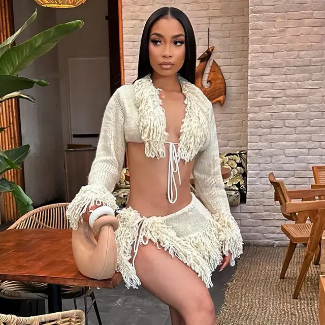 Women's Trendy Leopard Print High Waist Suit Apricot - Shop at LoveMi