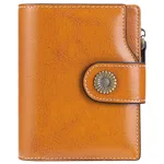 Hasp Clutch Girls Coin Pocket Multifunctional Card Holder - Orange