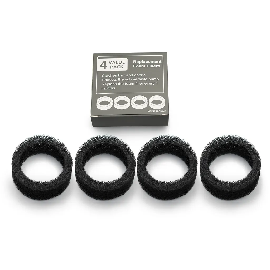 Non-woven Fabric Pet Water Dispenser Filter Element Stainless Steel - Ring Filter Cotton 4 Pack - View 1