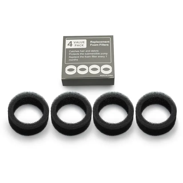 Non woven Fabric Pet Water Dispenser Filter Element Stainless Steel Ring Filter Cotton 4 Pack - Shop at LoveMi