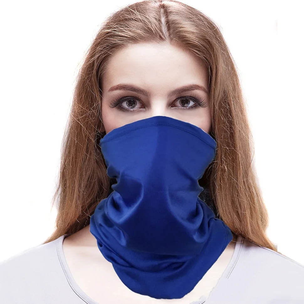 Outdoor Camouflage Desert Variety Scarf Fishing Magic Headband - Blue - View 1