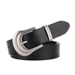 Silver Buckle Black