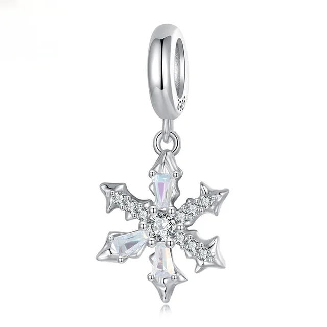 Sterling Silver Winter Snowflake Bracelet String Beads Accessories Bsc1075 - Shop at LoveMi