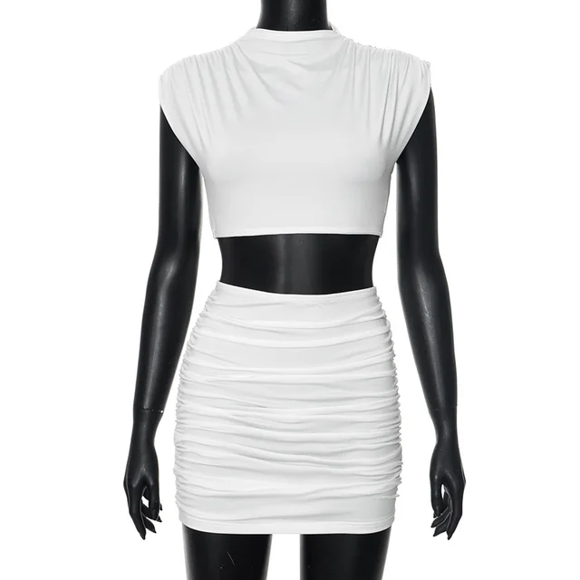 Women's Summer New Solid Color Casual Suit White - Shop at LoveMi