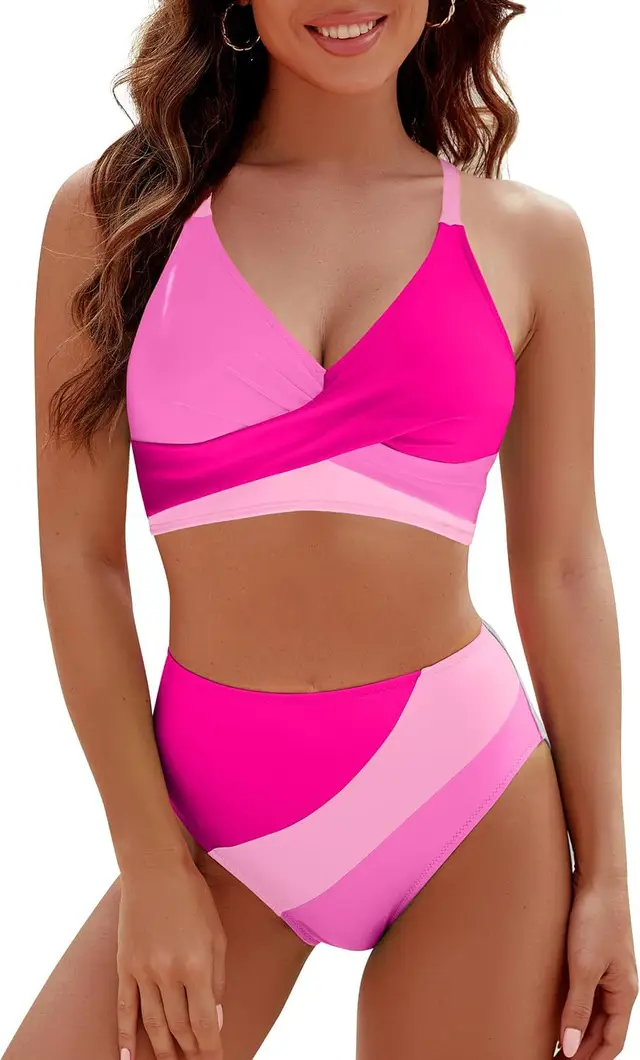 Lace Up Cross Bra Top Suit Hf51Pi - Shop at LoveMi