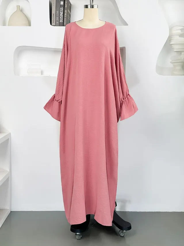 Spring And Summer New Headscarf Robe Two piece Set Pink - Shop at LoveMi