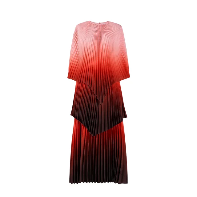 Loose Casual Irregular Top Temperament Women's Two piece Suit Red - Shop at LoveMi
