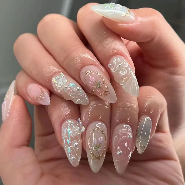 High grade Aurora Manicure Fake Nail Tip Ds29 Aurora - Shop at LoveMi