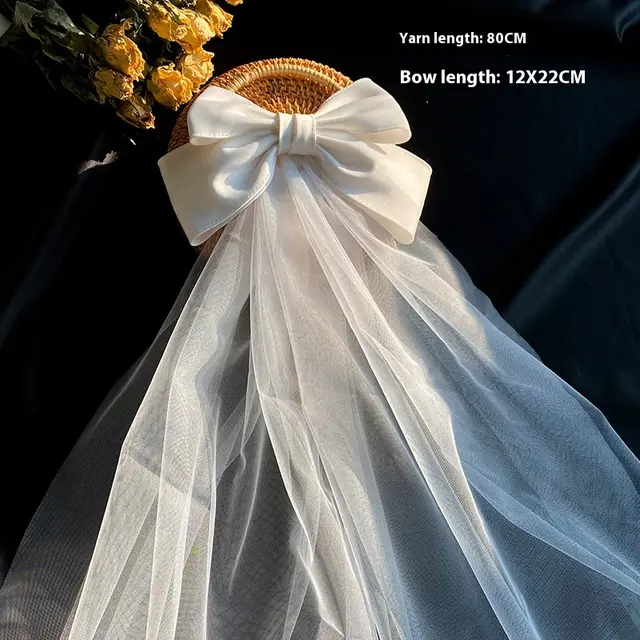 Bow Veil Super Fairy Wedding Trip Shoot 6003Style - Shop at LoveMi