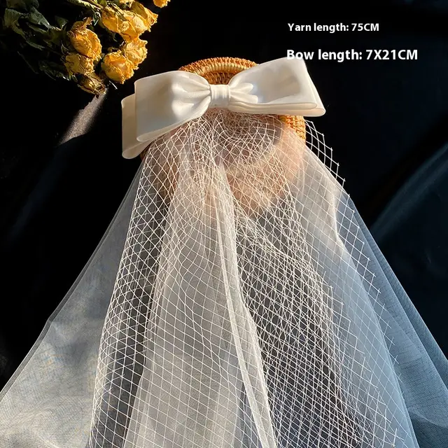 Bow Veil Super Fairy Wedding Trip Shoot 6004Style - Shop at LoveMi