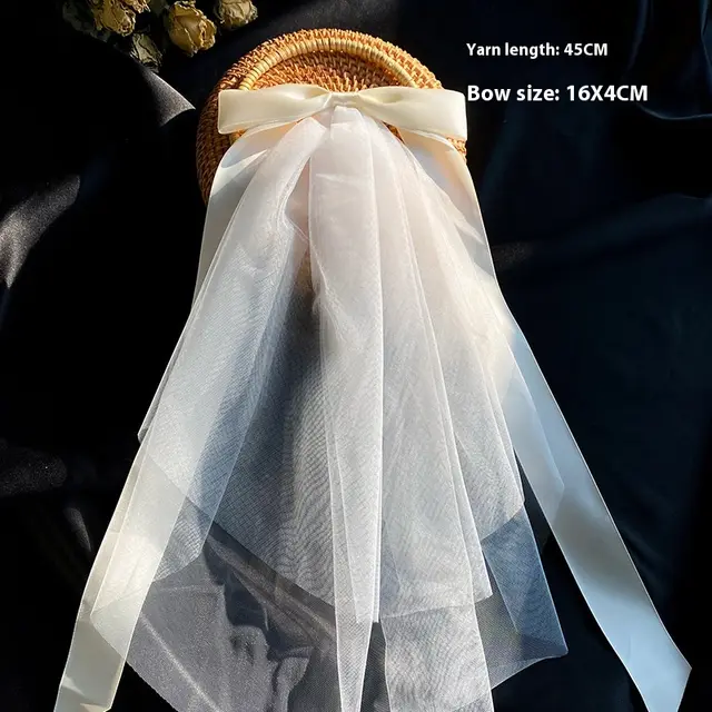 Bow Veil Super Fairy Wedding Trip Shoot Ll600022 - Shop at LoveMi
