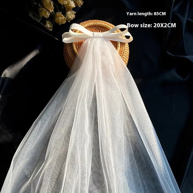 Bow Veil Super Fairy Wedding Trip Shoot Ll600026 - Shop at LoveMi