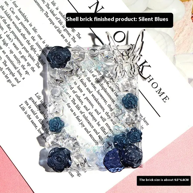 Shell Brick Card Case Protective Shell Silent Blues - Shop at LoveMi