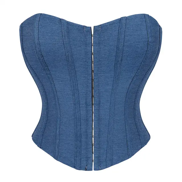 Women's Fashion Personalized Body Shaping Top Blue - Shop at LoveMi