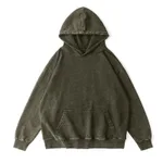 Washed And Worn Army Green