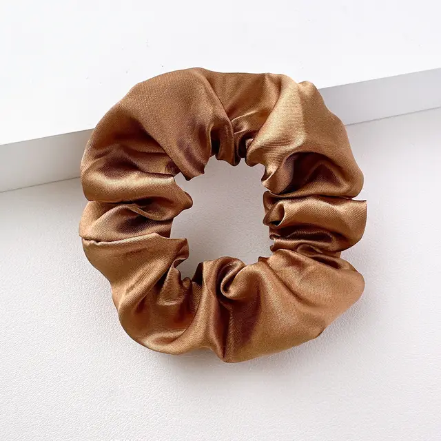 New Hot Color Hair Band All match Rubber Band Headband Hair Accessories Brown Large - Shop at LoveMi